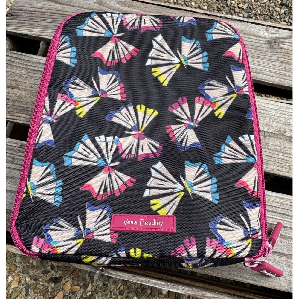 Vera Bradley Lighten Up Butterfly‎ Pattern Lunch Bunch Box Bag 18223-J80